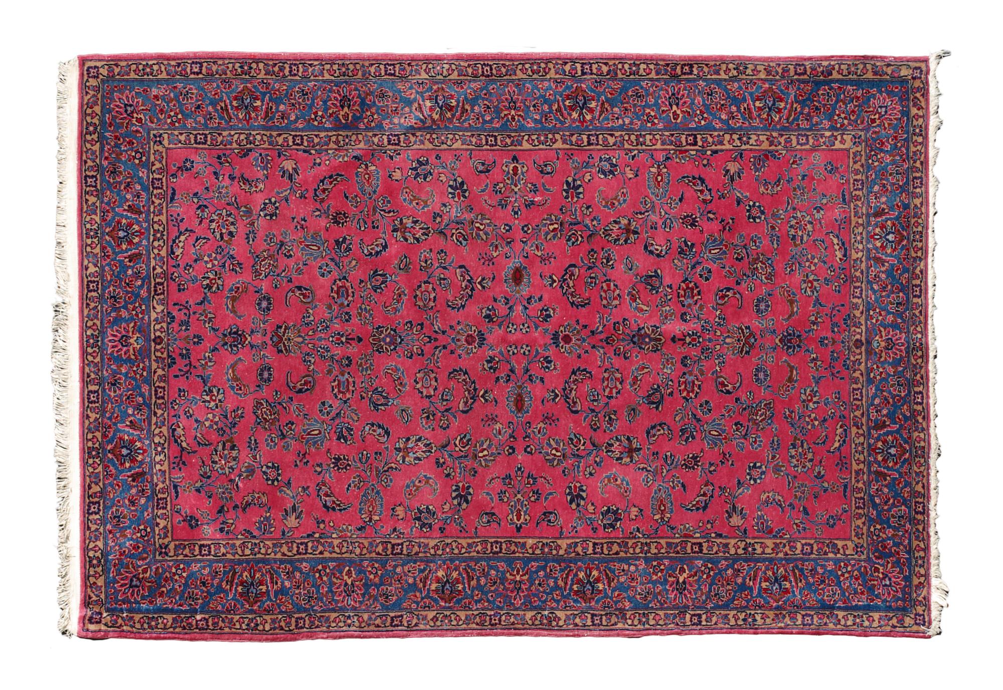 A Kashan Manchester Wool Rug