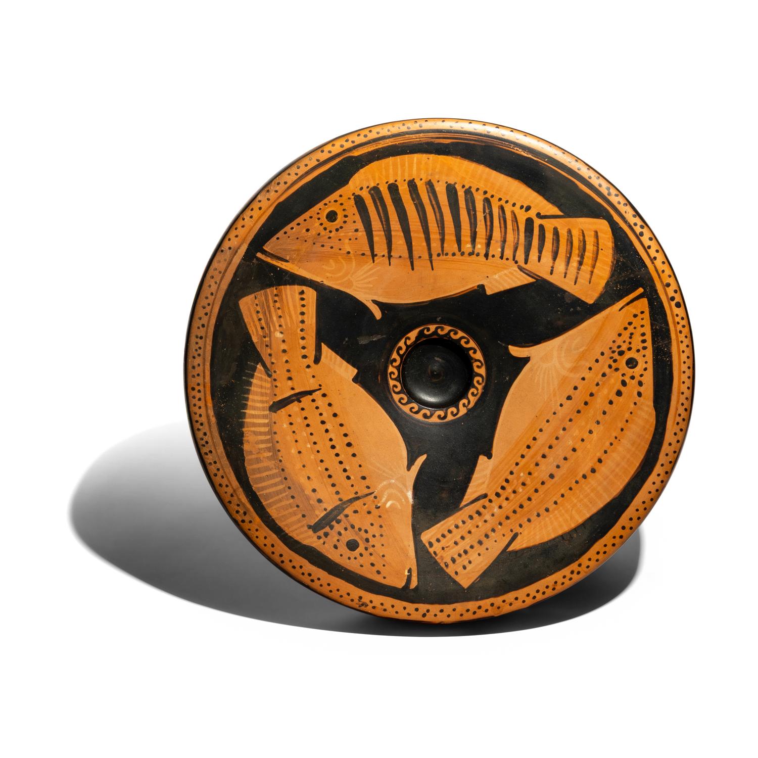 A Paestan Red-Figured Fish-Plate