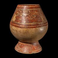 A Nicoya Polychrome Pedestal Jar