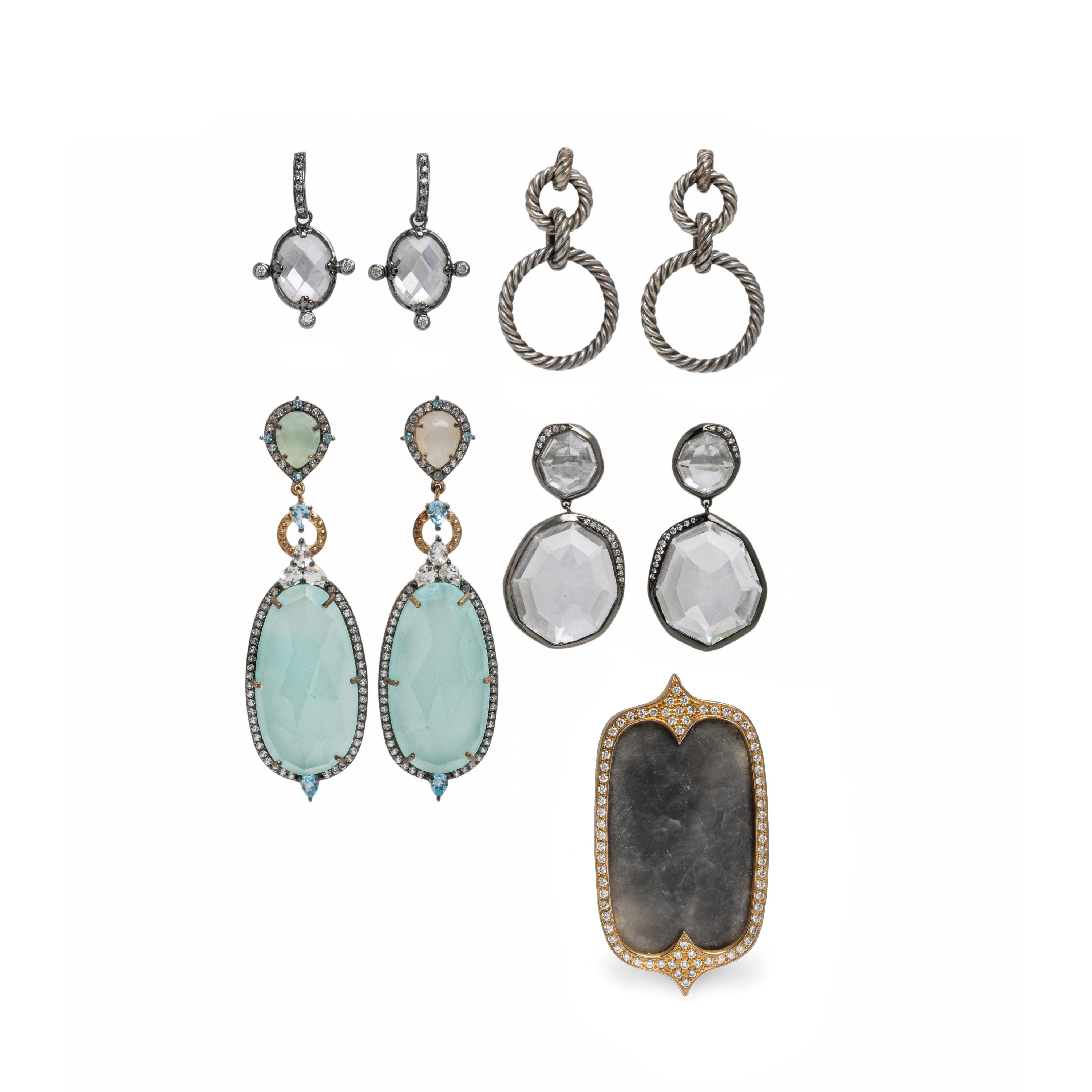 Group of Silver and Gemstone Jewelry