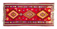 A Kilim Wool Rug 10 feet 3 inches x 5 feet 1 inch.