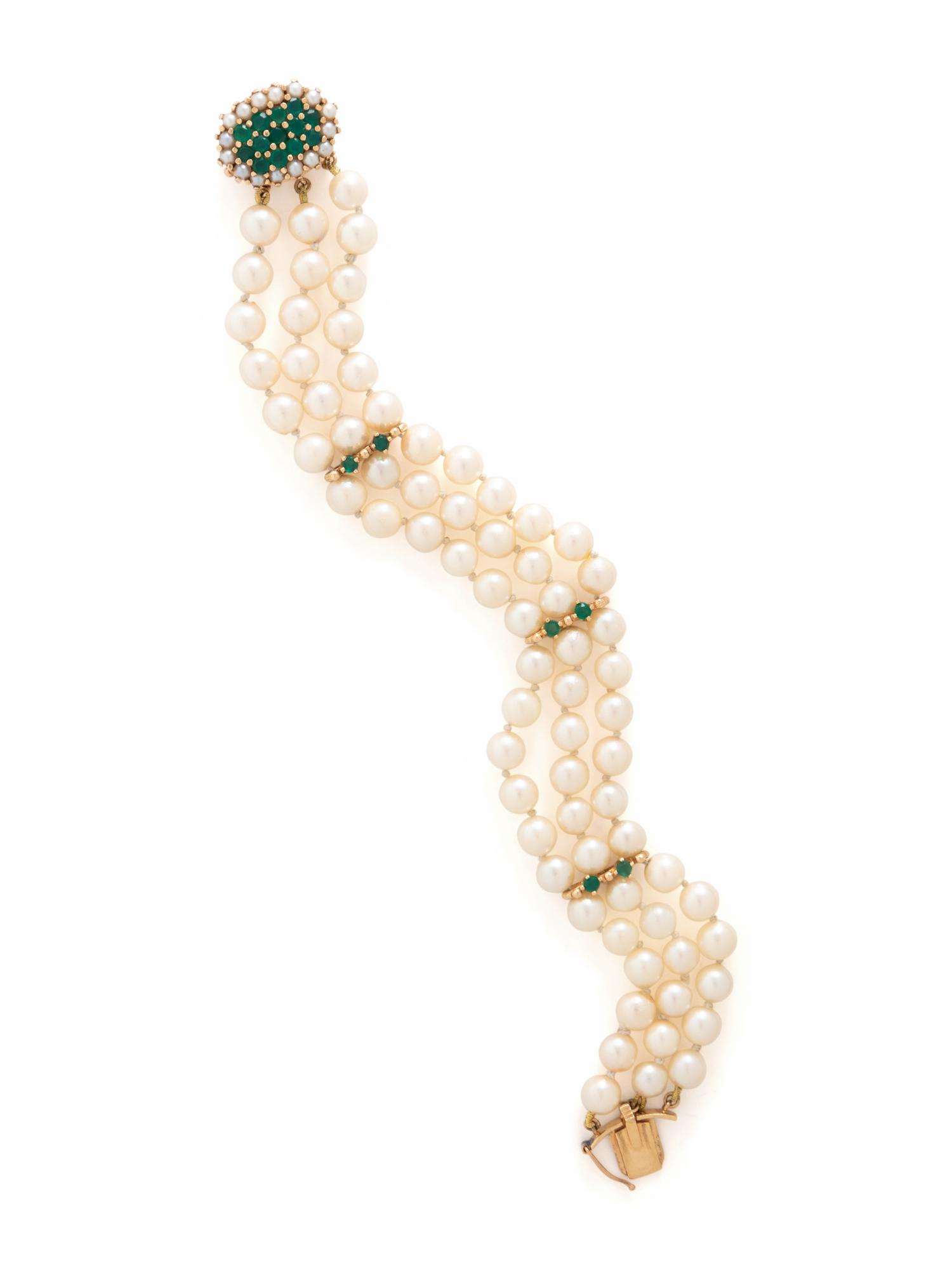 CULTURED PEARL BRACELET