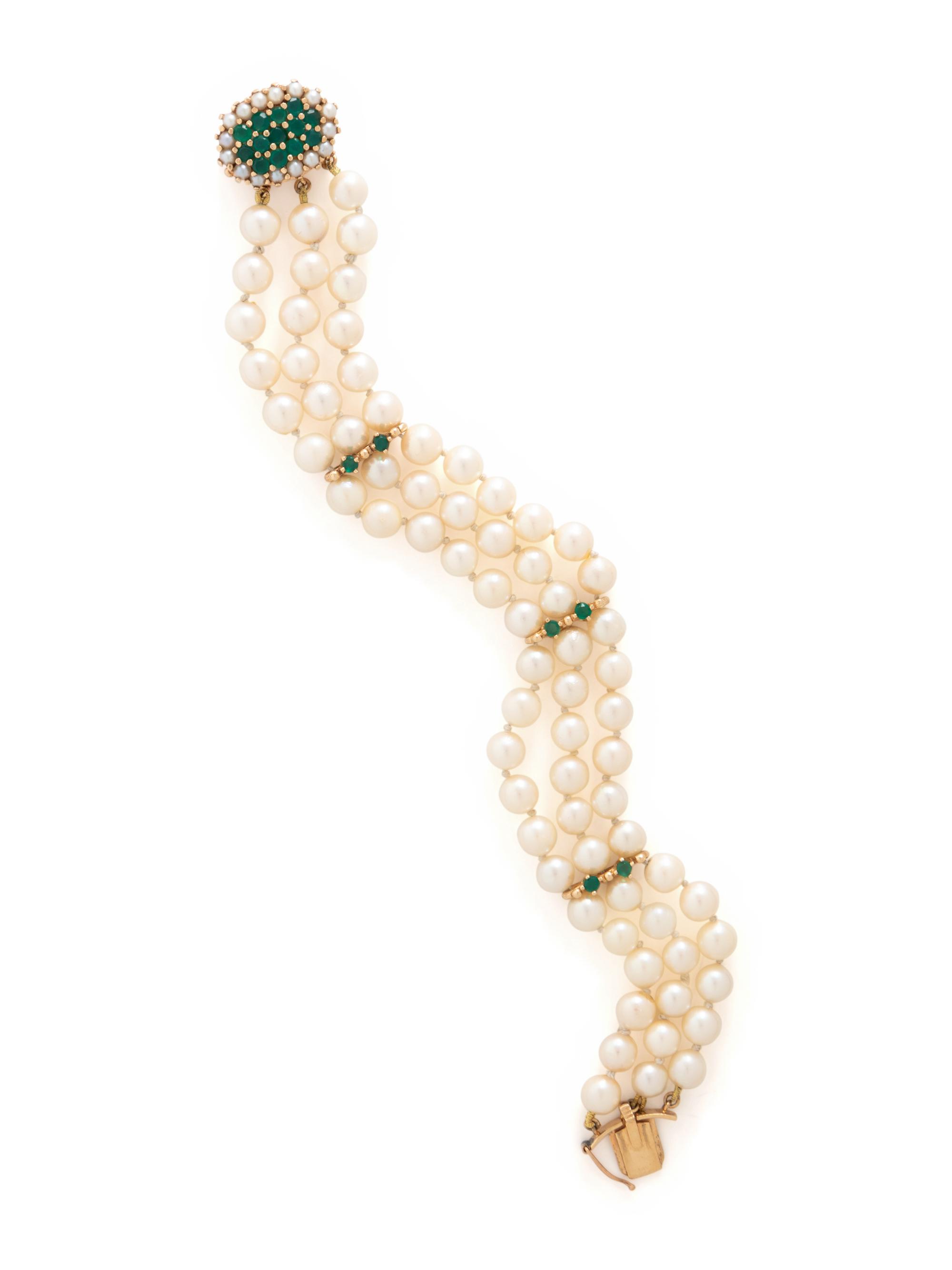 CULTURED PEARL BRACELET