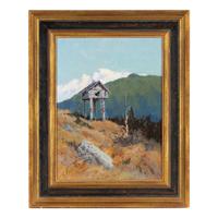 Sydney Mortimer Laurence (American, 1865-1940) — Old Cache in the Hills, Alaska , 1936