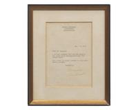 [Americana] Rockwell, Norman. Group of 2 Posters and a Typed Letter, signed