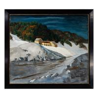 Mountfort Coolidge (American, 1888-1954) — House on Snowy Hill , c. 1937-39
