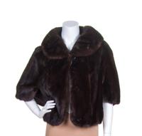 A Brown Mink Capelet,