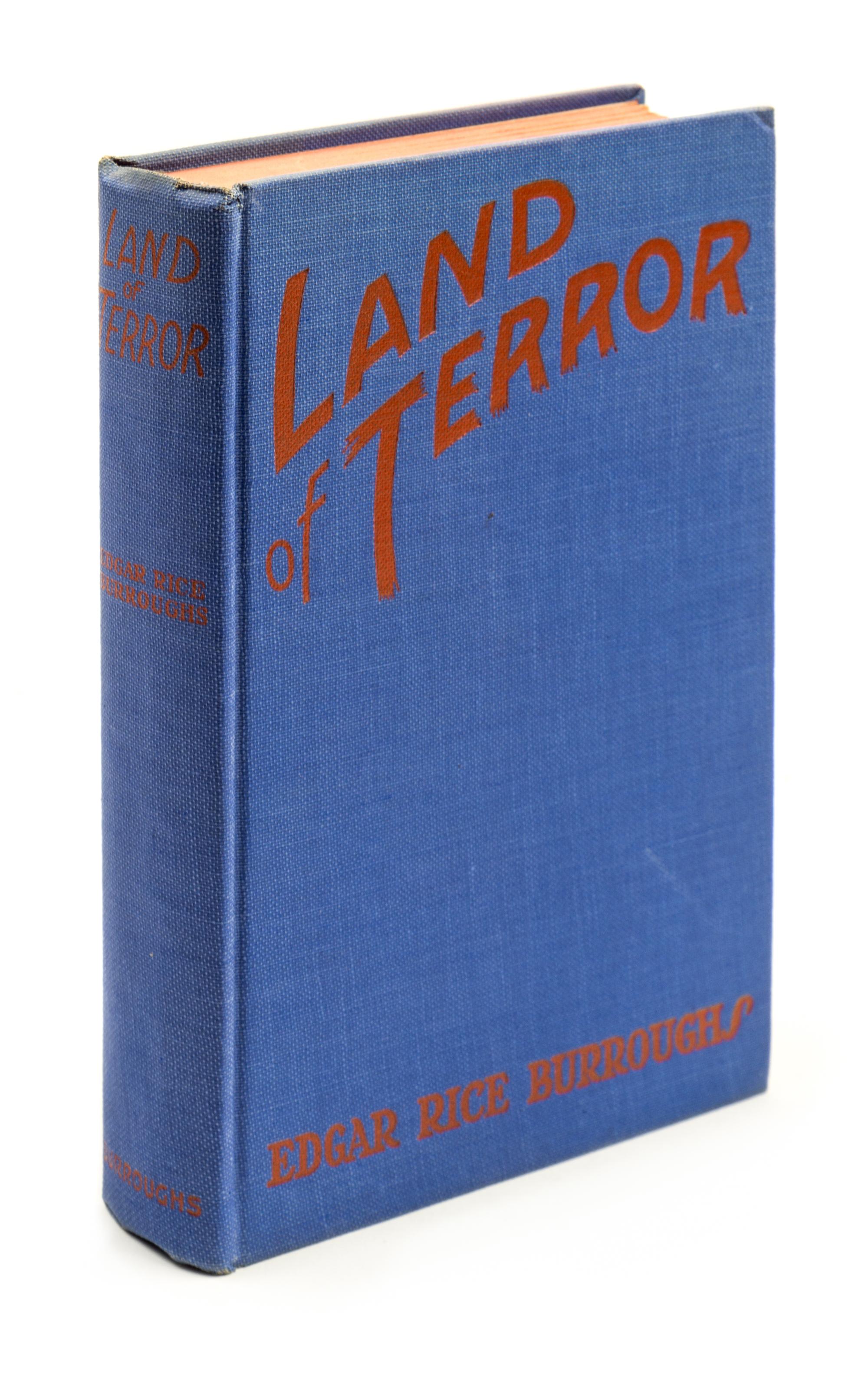 BURROUGHS, EDGAR RICE. Land of Terror. Tarzana, CA, 1944. First edition.