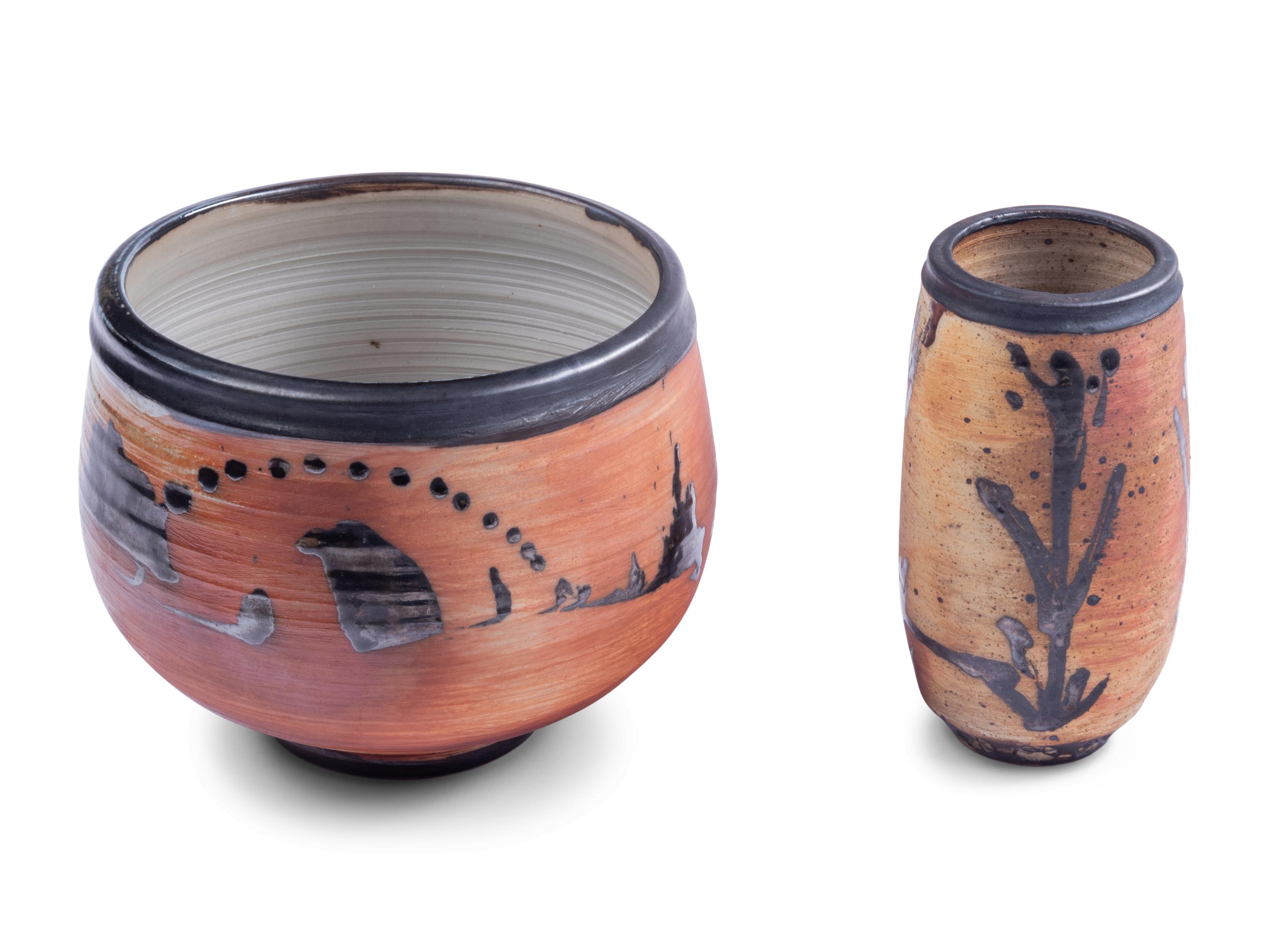 Two Illustrated Vessels, c. 1998