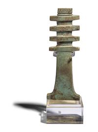 An Egyptian Faience Djed Pillar
