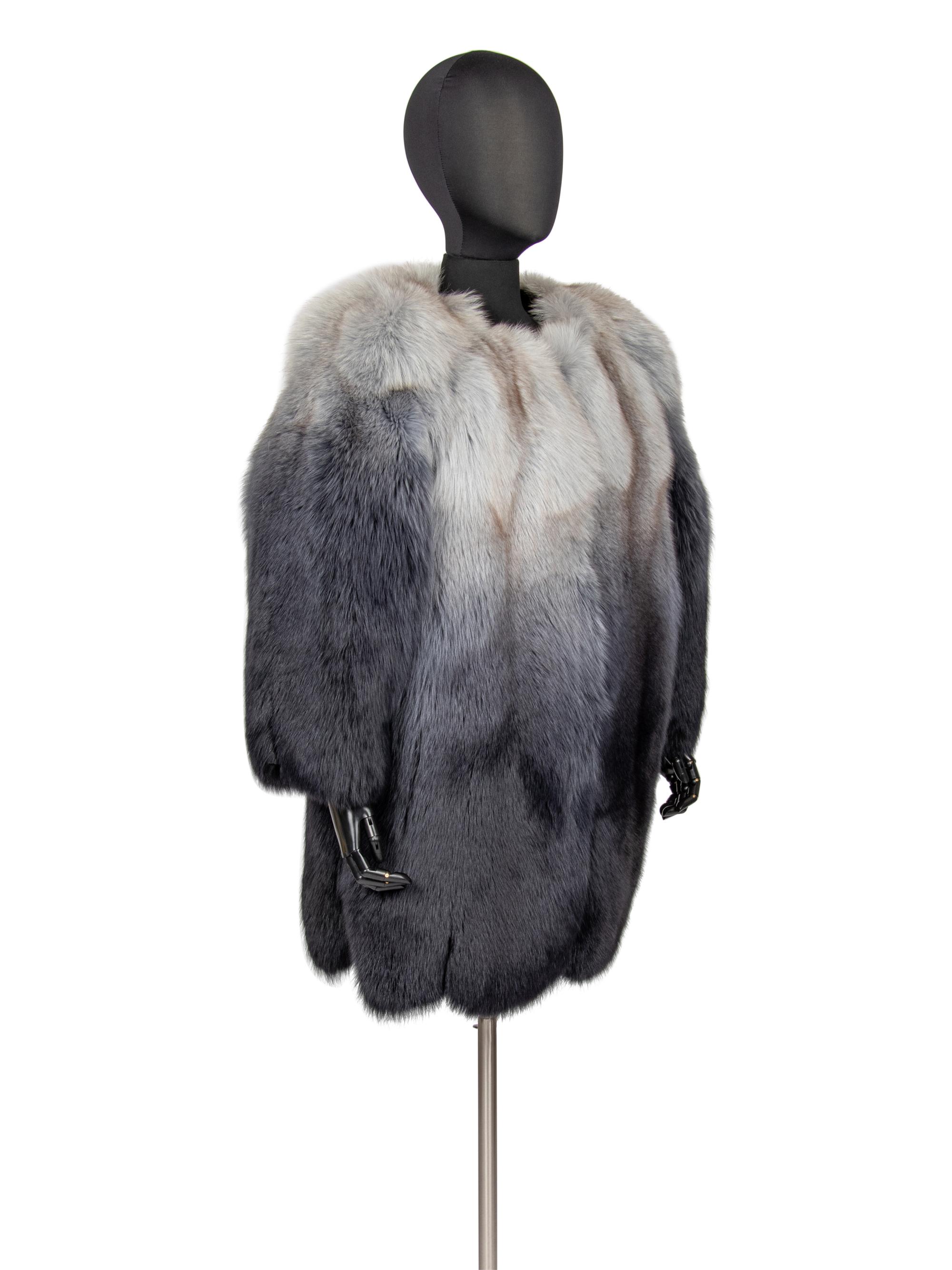 Sam-Rone Fox Fur Jacket, 1980s