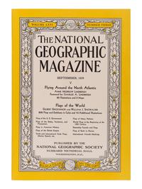LINDBERGH, Anne Morrow (1906-2001). "Flying Around the North Atlantic." In: National Geographic . Washington: The National Geographic Society, September 1934.