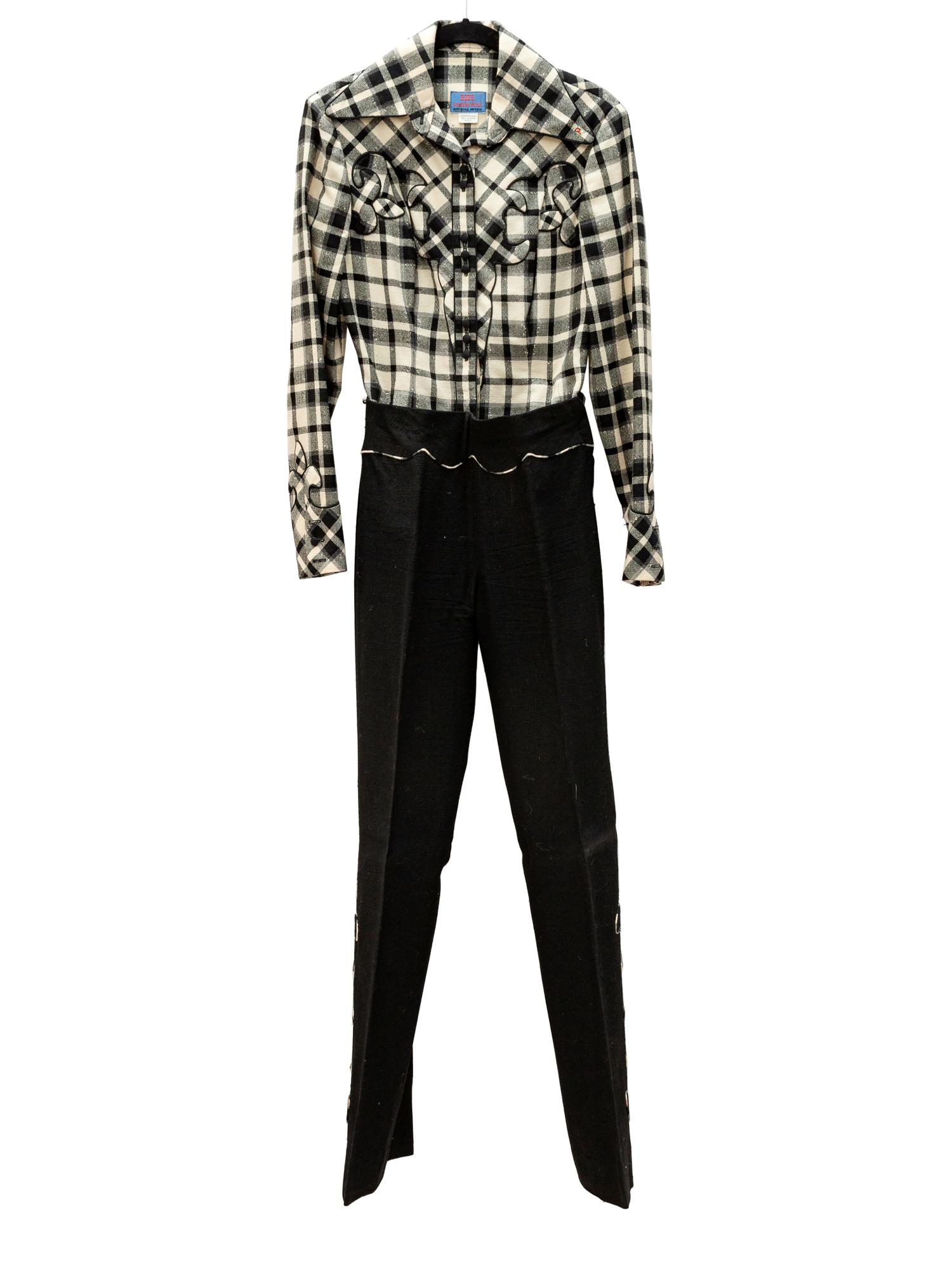 Two Wool Shirt/Pant Suits from Bob's Western World, Scottsdale, AZ