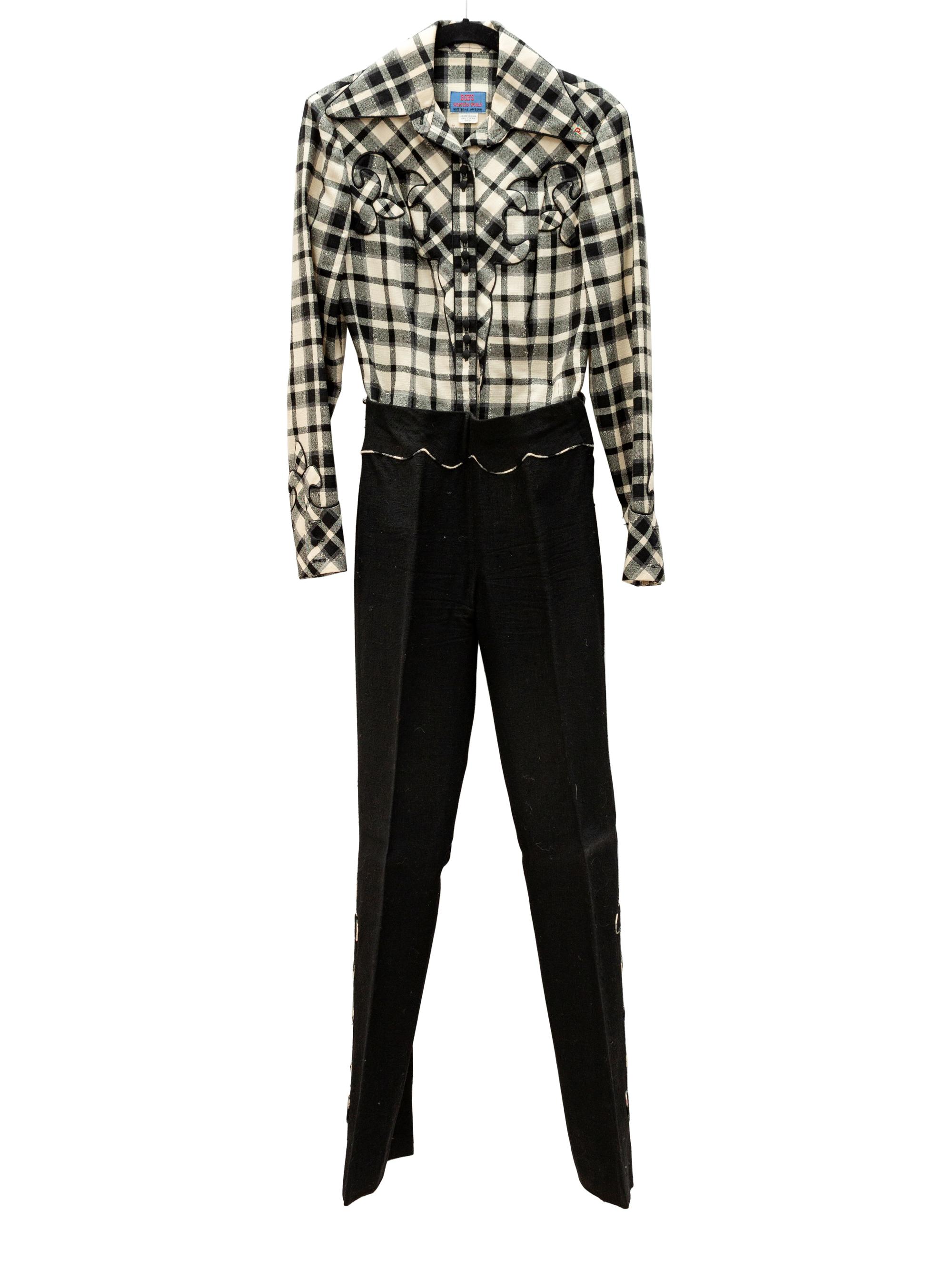 Two Wool Shirt/Pant Suits from Bob's Western World, Scottsdale, AZ