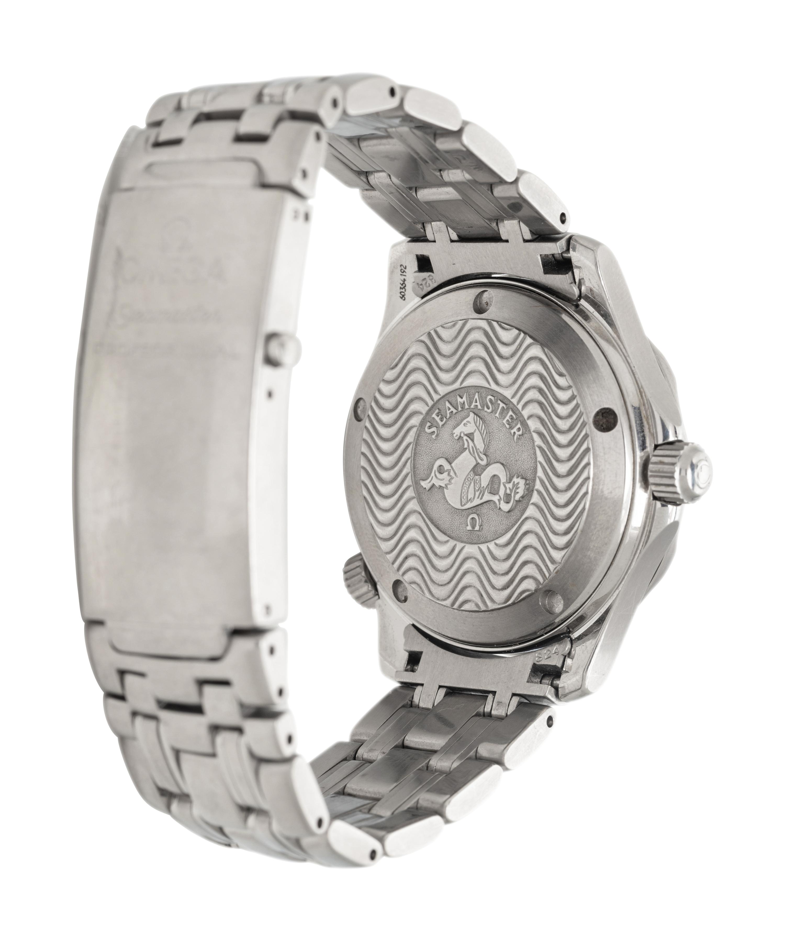 OMEGA, STAINLESS STEEL 'SEAMASTER' WATCH