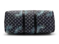 Louis Vuitton Limited Edition Keepall Bandoulière 55 in Monogram Savane Canvas with Lion Print, Chapman Brothers, Spring Summer 2017