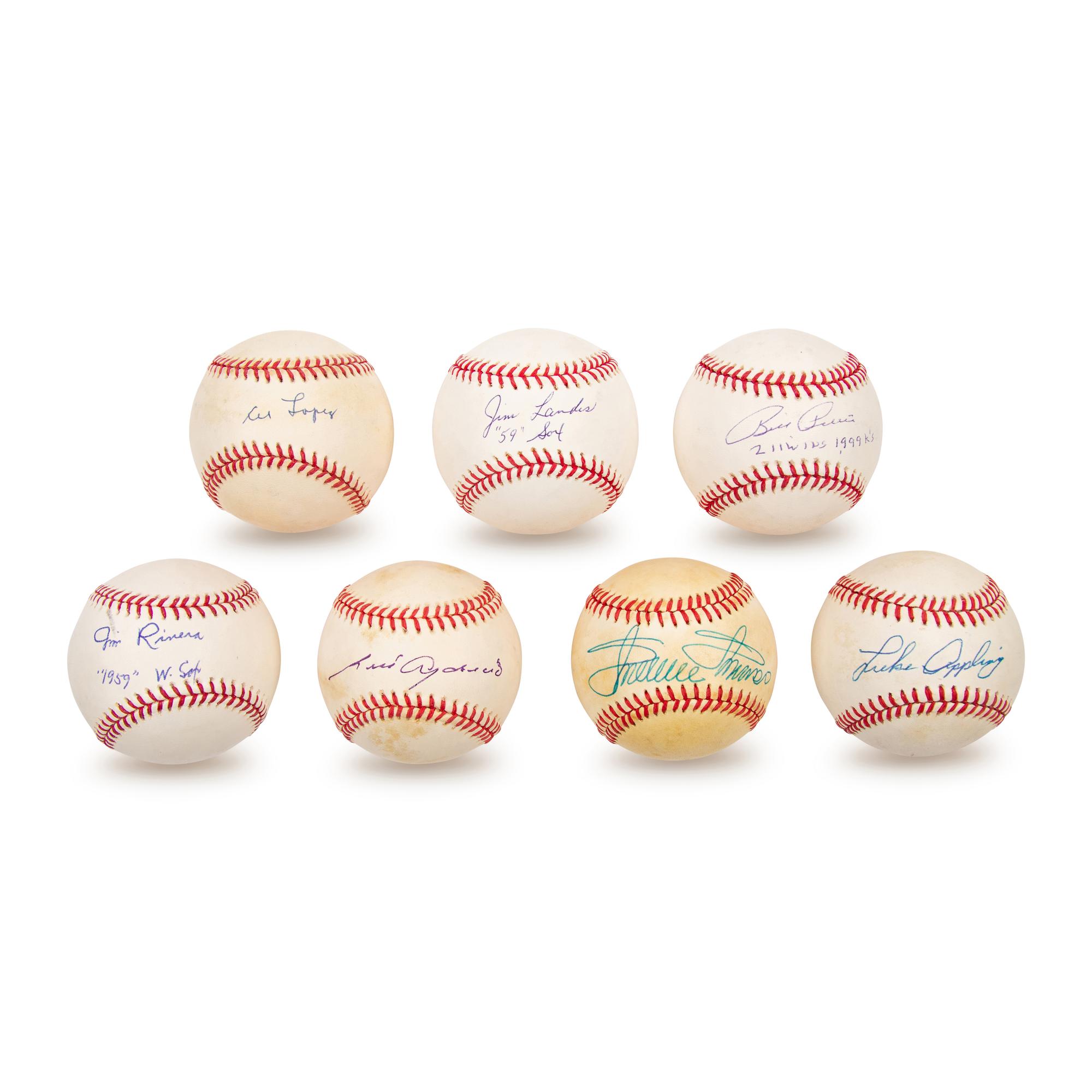 A Collection of 1959 Chicago White Sox Signed Autograph Baseballs