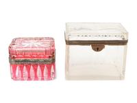 Two Continental Glass Boxes — LATE 19TH/20TH CENTURY