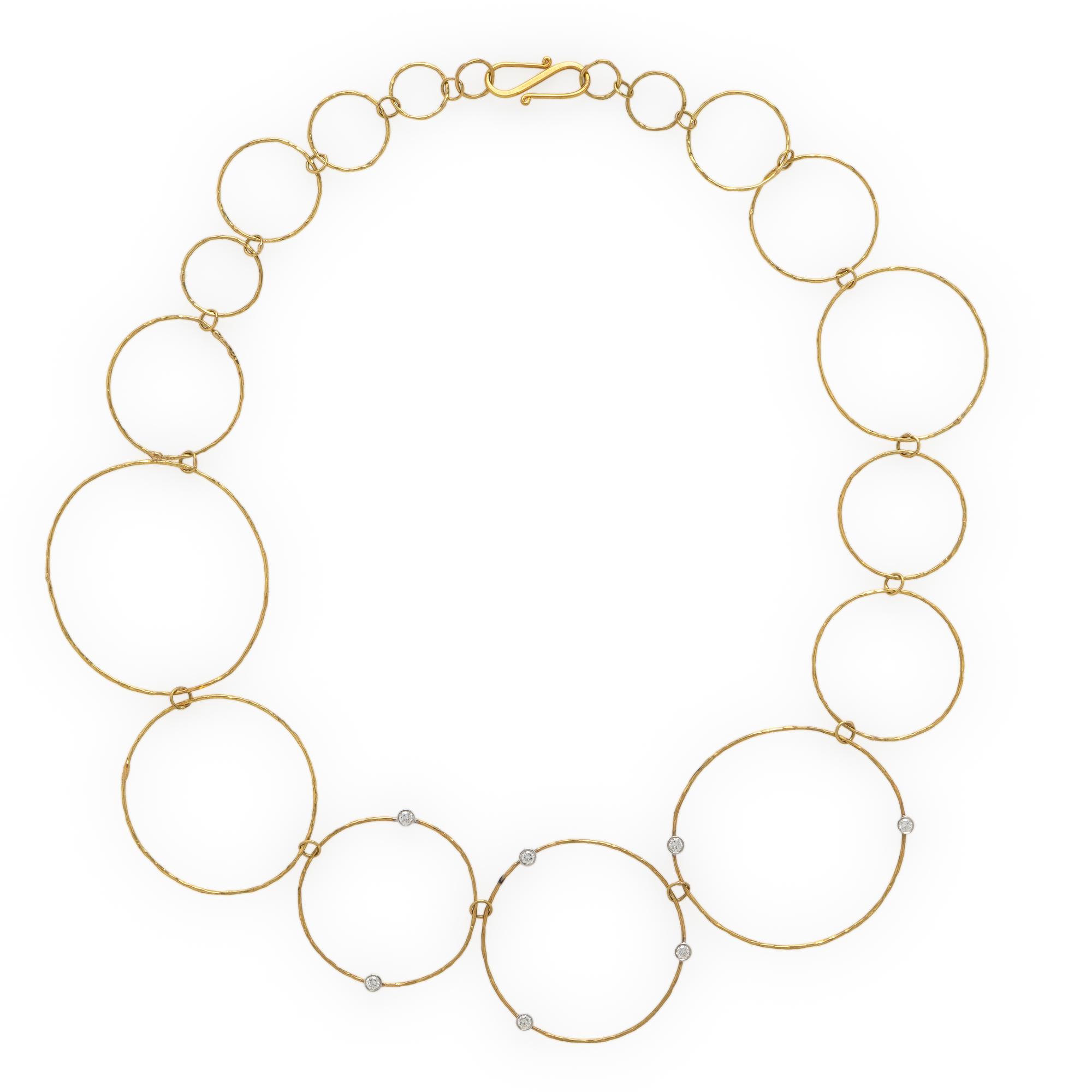 Yellow Gold and Diamond Necklace