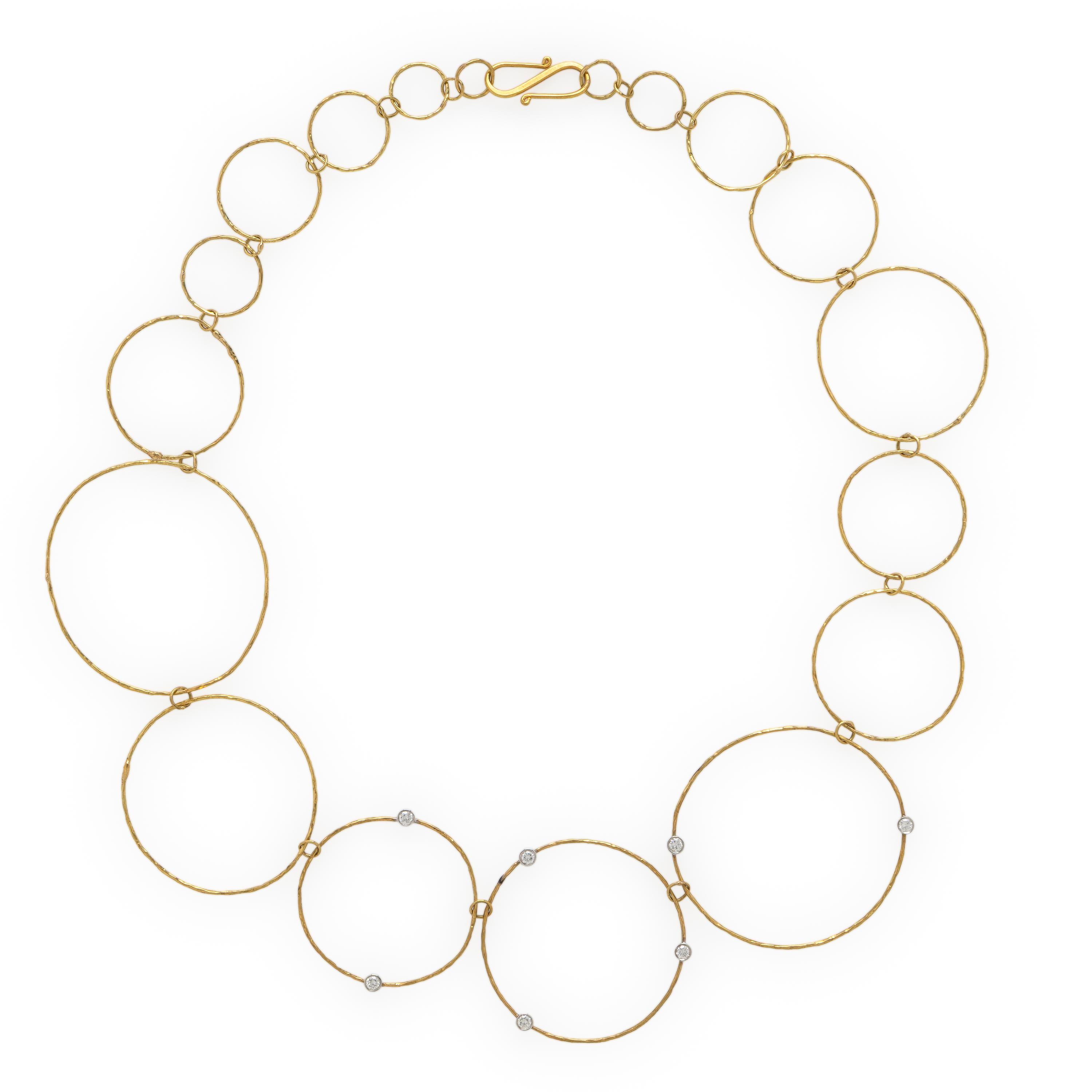 Yellow Gold and Diamond Necklace