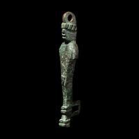 A Roman Bronze Key in the form of a Herm