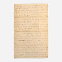 [American Revolution] (Greene, Nathanael) Manuscript Letter