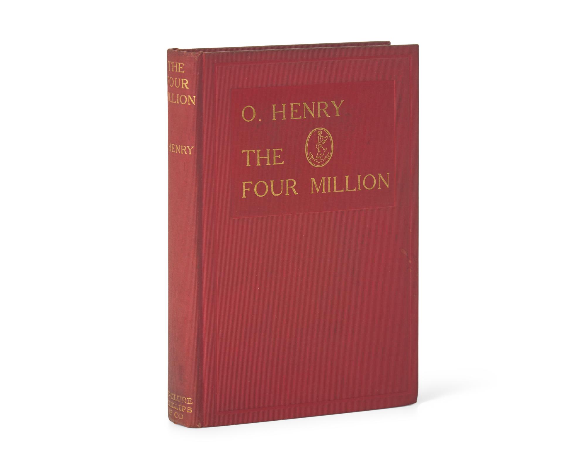 PORTER, William Sidney (1862-1910). ("O. Henry"). The Four Million. New York: McClure, Phillips & Co., 1906.