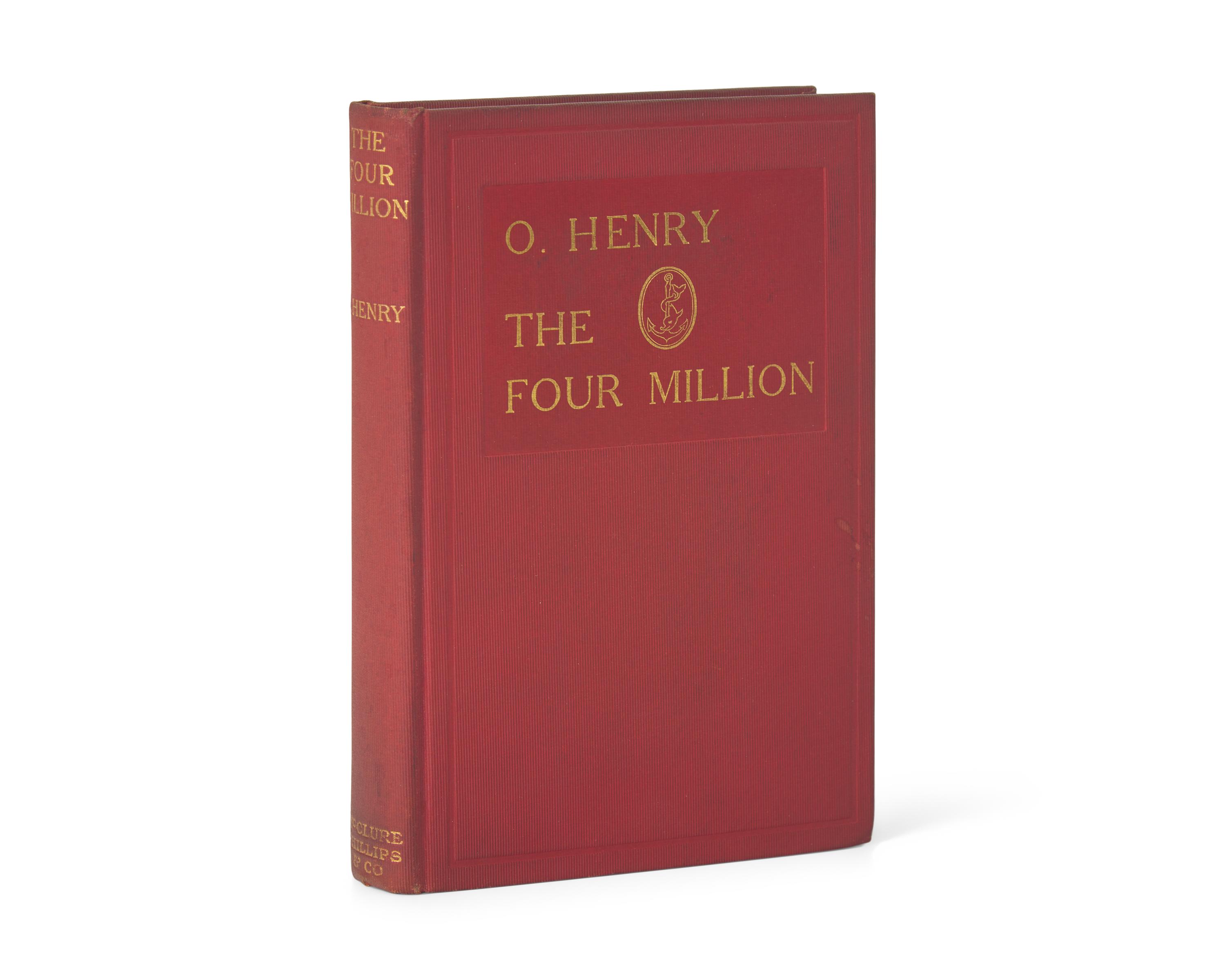 PORTER, William Sidney (1862-1910). ("O. Henry"). The Four Million. New York: McClure, Phillips & Co., 1906.