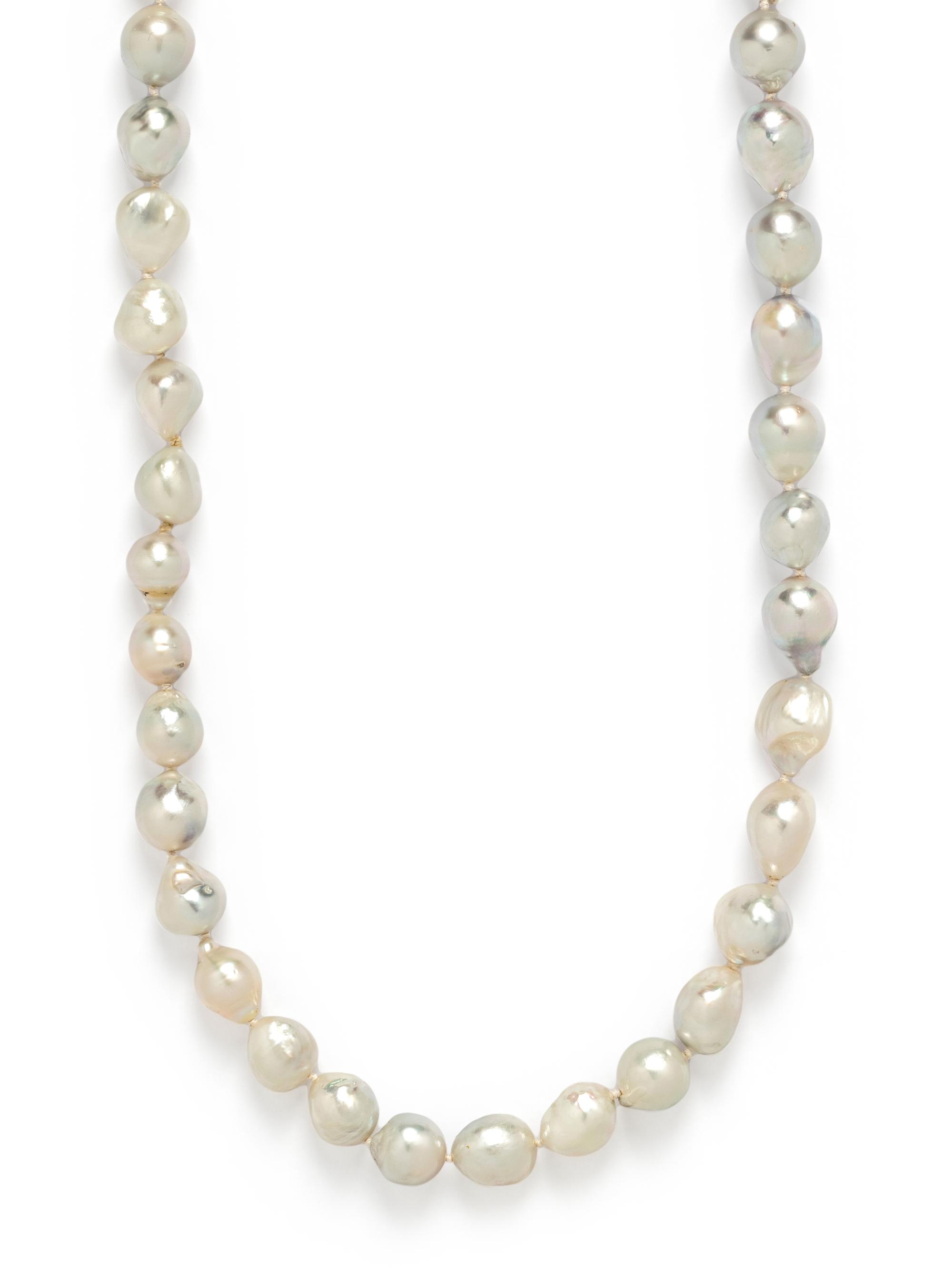 CULTURED BAROQUE PEARL NECKLACE