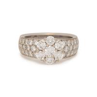 VAN CLEEF & ARPELS, WHITE GOLD AND DIAMOND 'FLEURETTE' RING