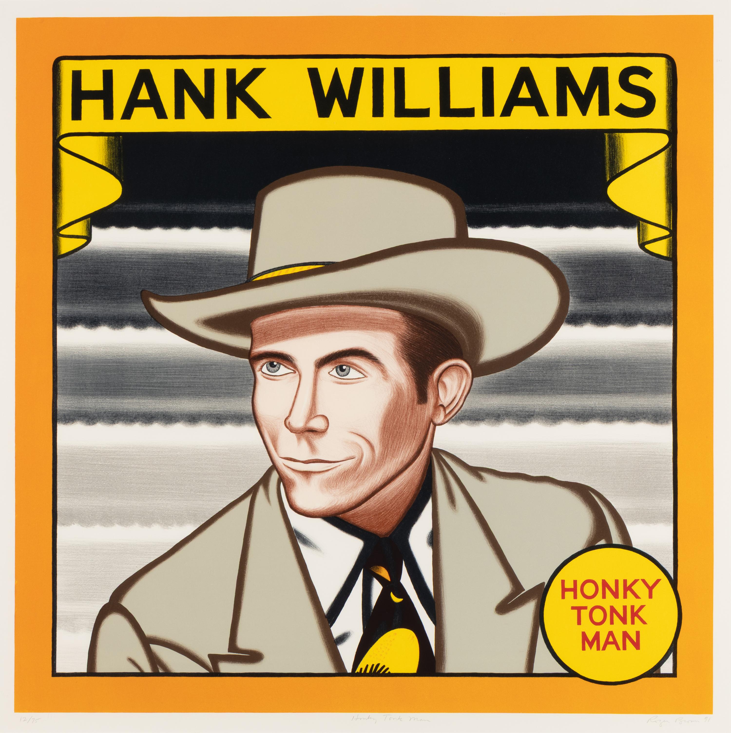 Roger Brown (American, 1941-1997) — Hank Williams Honky Tonk Man, 1991