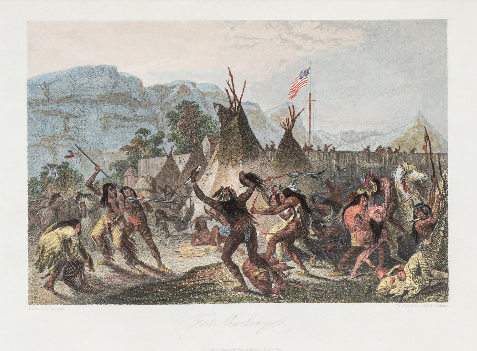 BODMER, Karl (1809-1893), after Fort MacKenzie