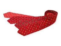 Three Salvatore Ferragamo Silk Ties and One Hermès Silk Tie,