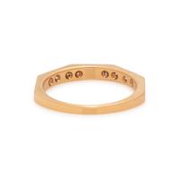 YELLOW GOLD AND DIAMOND RING