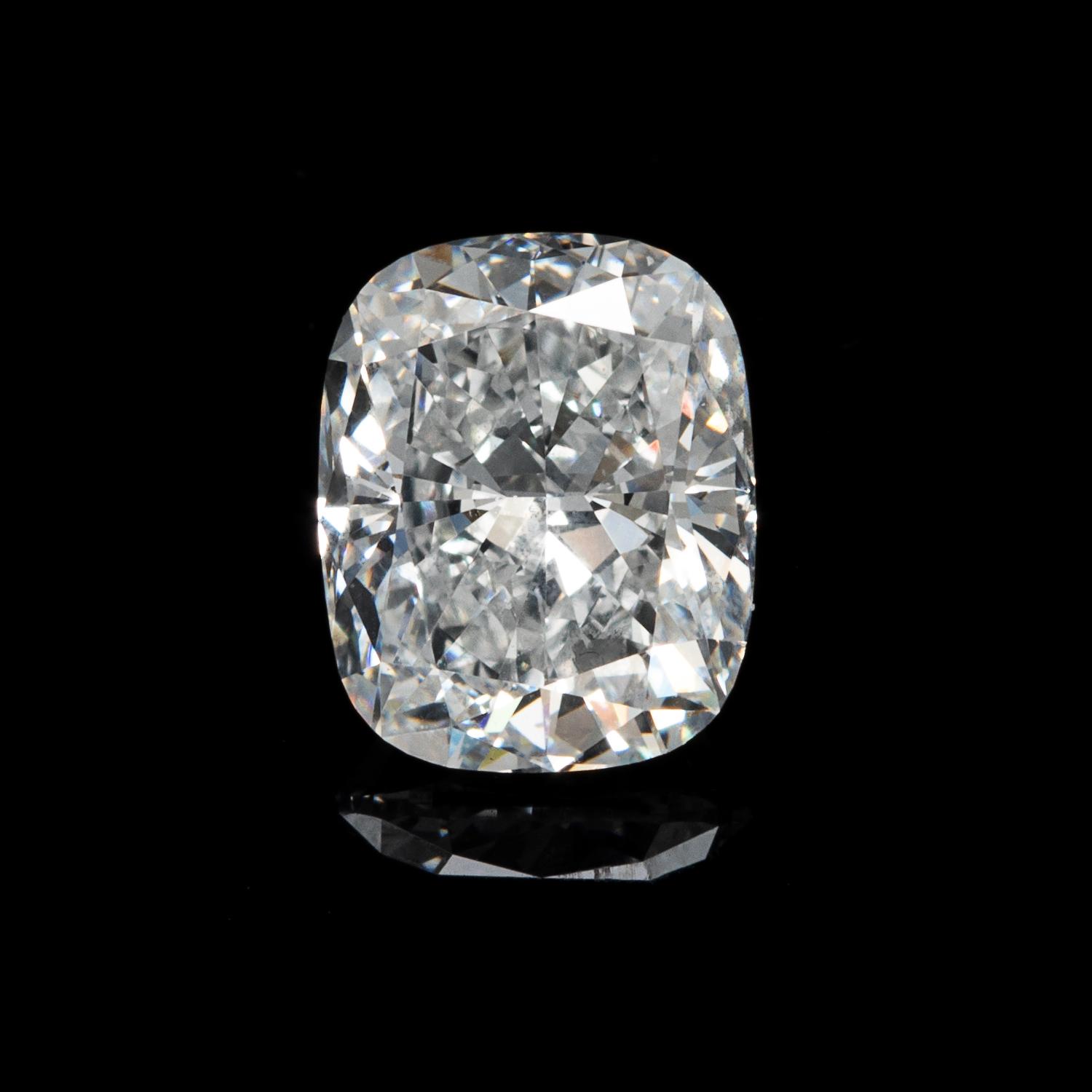 A 2.02 Carat Cushion Shape Brilliant Cut Diamond,
