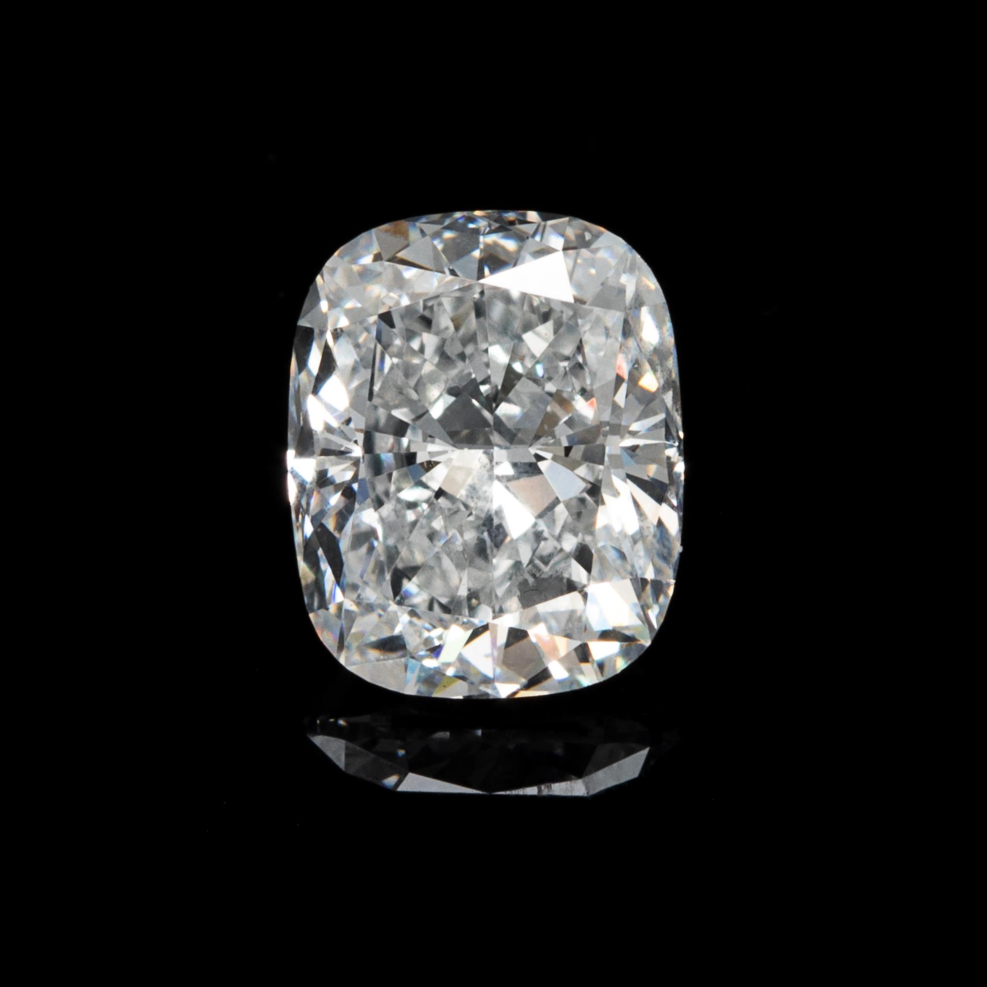 A 2.02 Carat Cushion Shape Brilliant Cut Diamond,