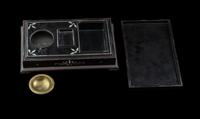 Two Japanese and Korean Lacquer Writing Boxes