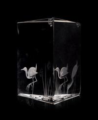 A Kosta Intaglio-Cut Glass Ornament