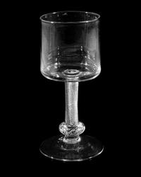 A Large English Air Twist Rummer