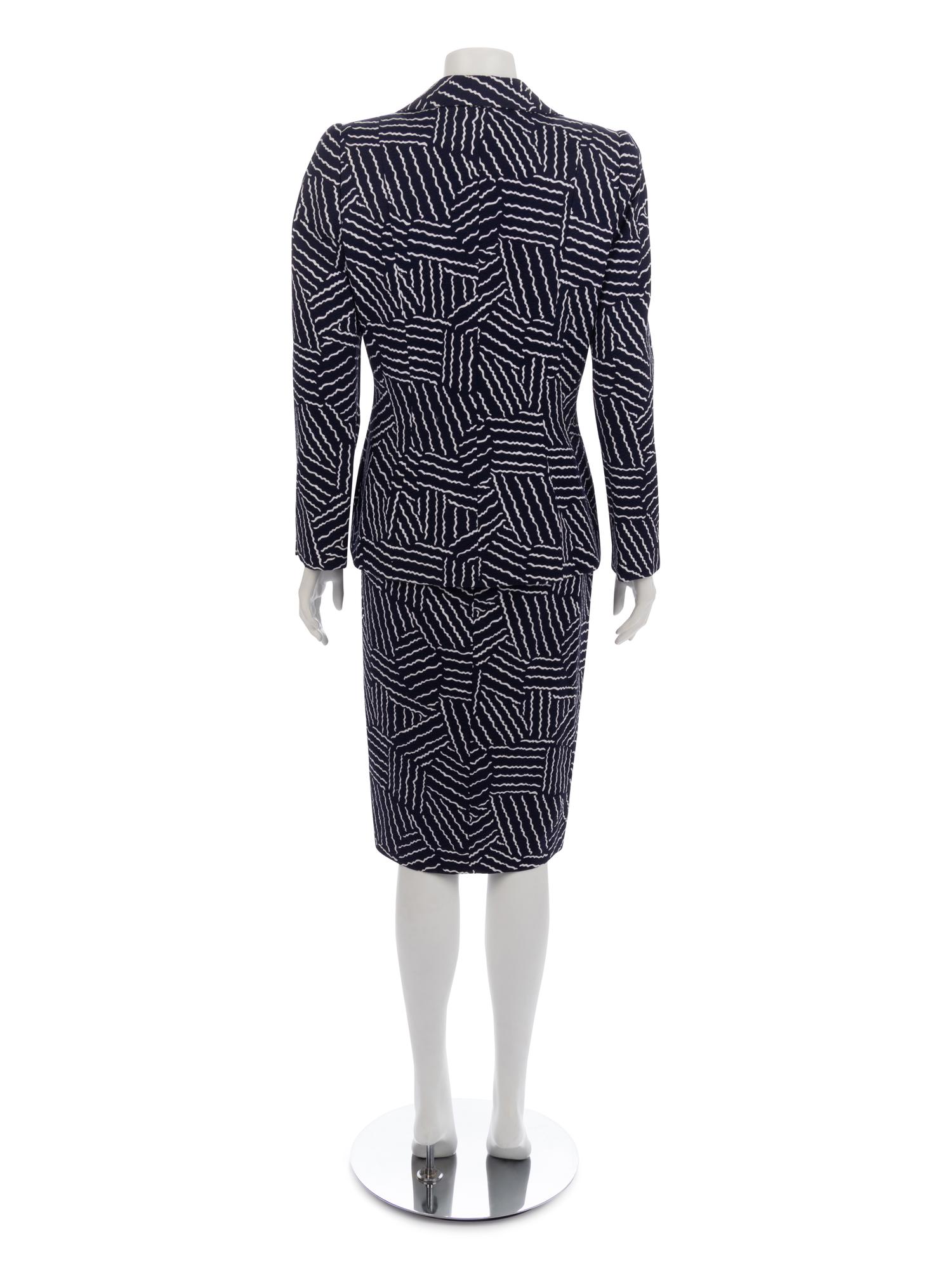 Two Designer Dress Suits: Carolina Herrera & Oscar de la Renta