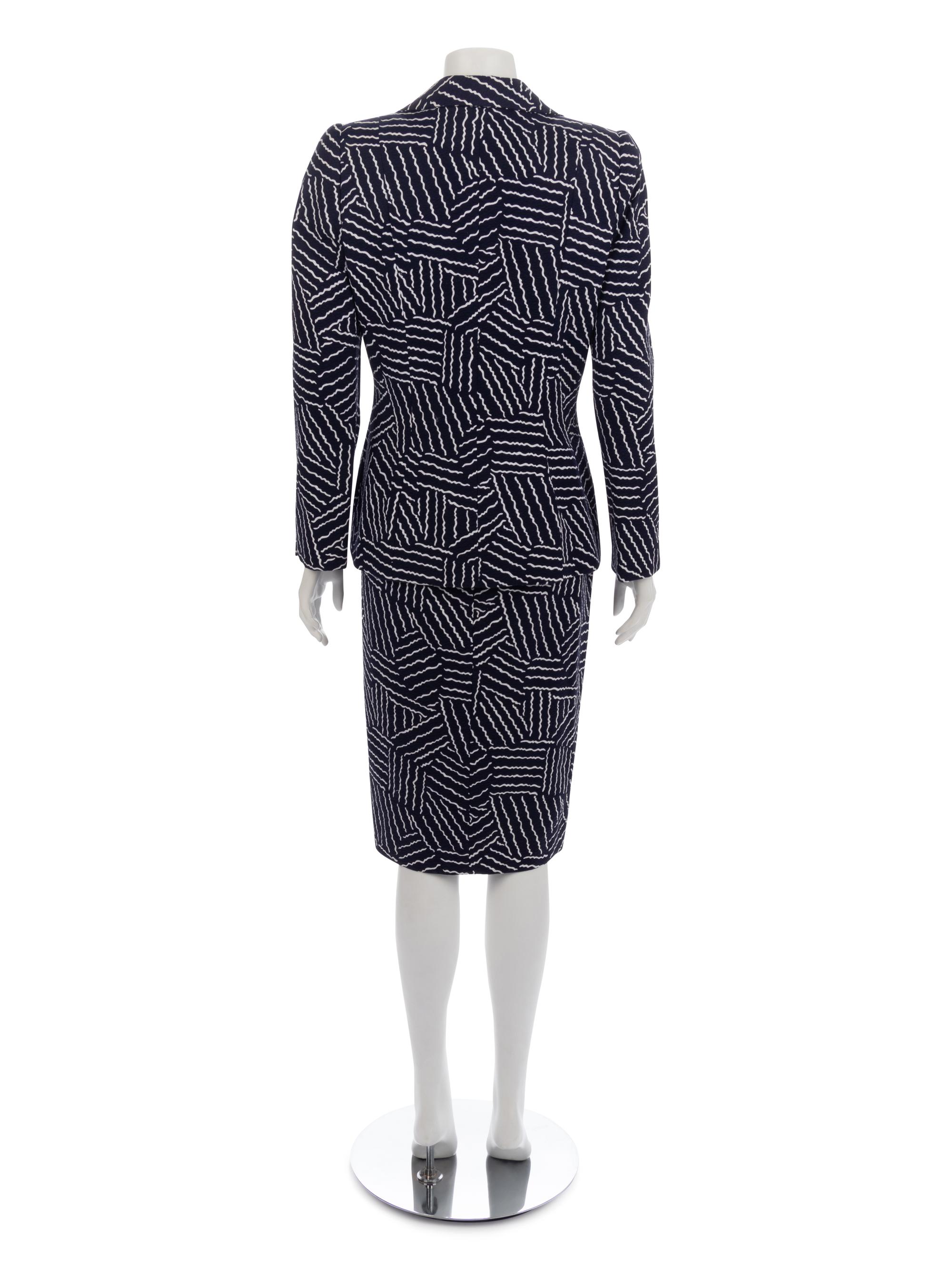 Two Designer Dress Suits: Carolina Herrera & Oscar de la Renta
