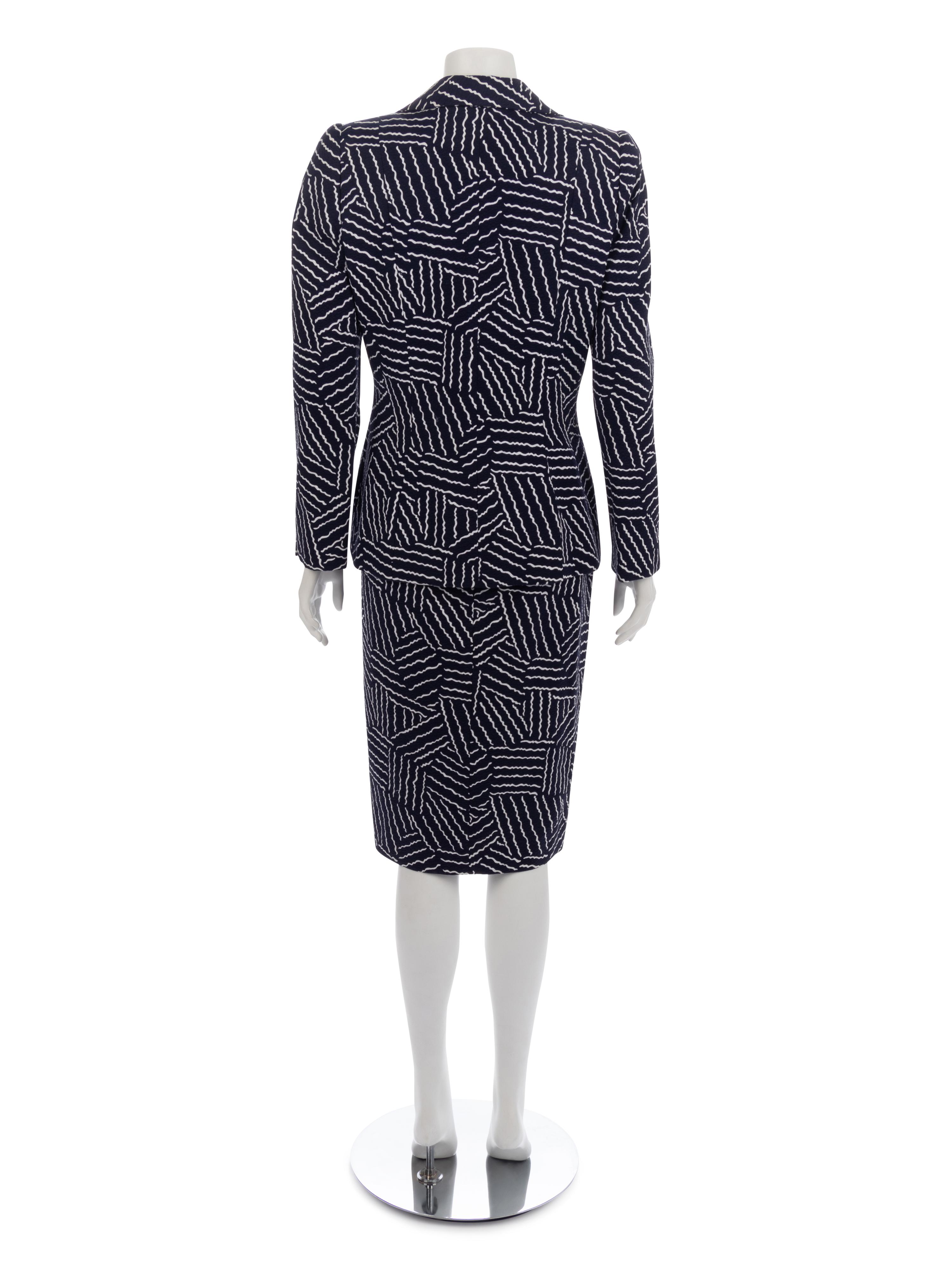 Two Designer Dress Suits: Carolina Herrera & Oscar de la Renta