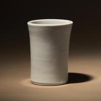 A Chinese Incised Blanc-de-Chine Porcelain Brushpot, Bitong, 17th-18th Century — 清早期 德化白瓷暗刻花卉紋筆筒