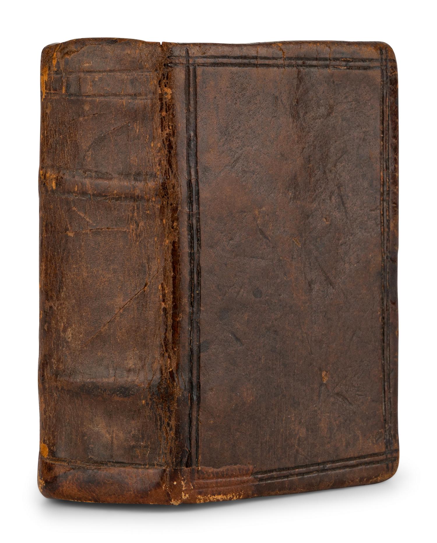 [MINIATURE BOOK]. CICERO, Marcus Tullius (106-43 B. C. E.). M. Tullii Ciceronis de Officiis Libri Tres . [Antwerp]: Platiniana Raphelengi, 1610.