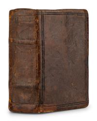 [MINIATURE BOOK]. CICERO, Marcus Tullius (106-43 B. C. E.). M. Tullii Ciceronis de Officiis Libri Tres . [Antwerp]: Platiniana Raphelengi, 1610.