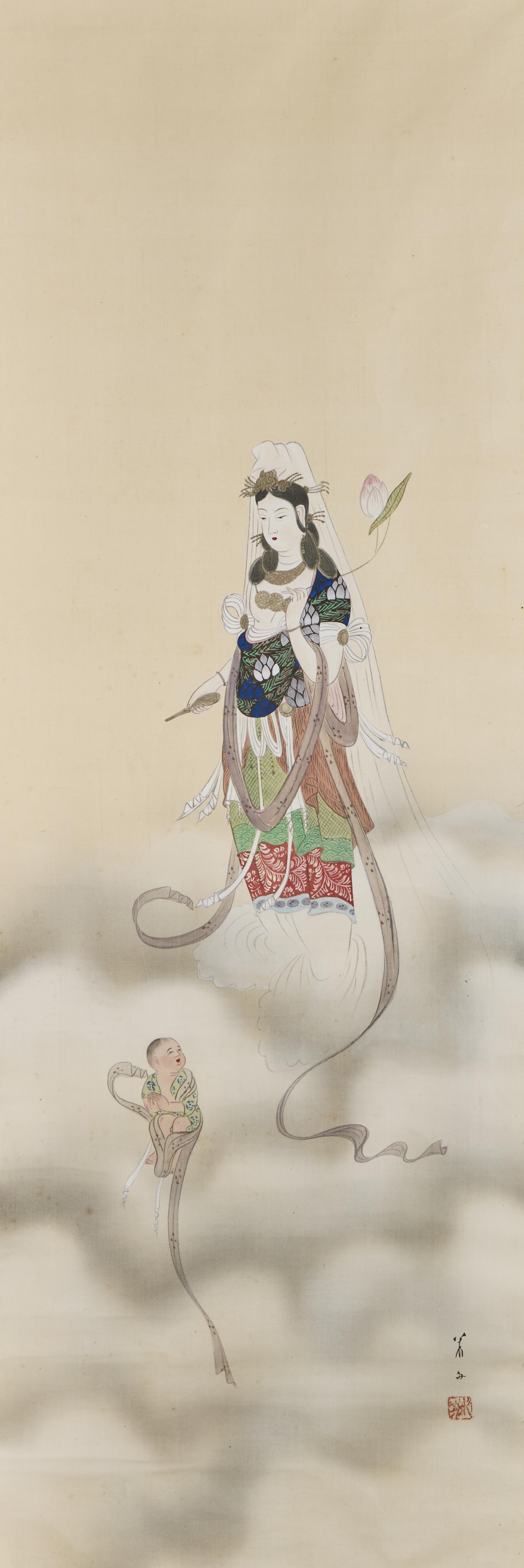 A Japanese 'Kannon' Painting