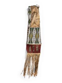 Large Sioux Beaded Tobacco Bag