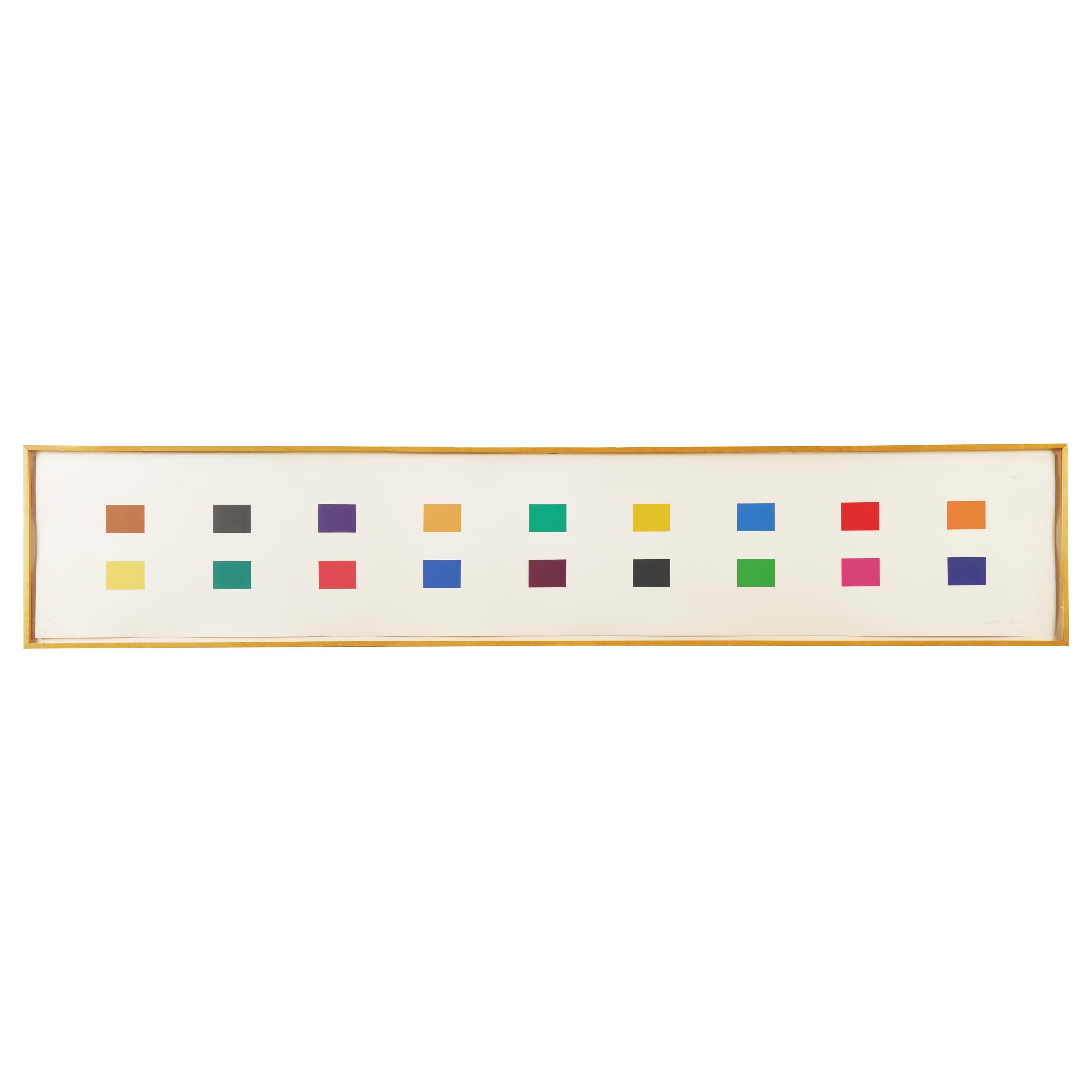 Ellsworth Kelly (American, 1923-2015) — 18 Colors (Cincinnati) , 1979-82