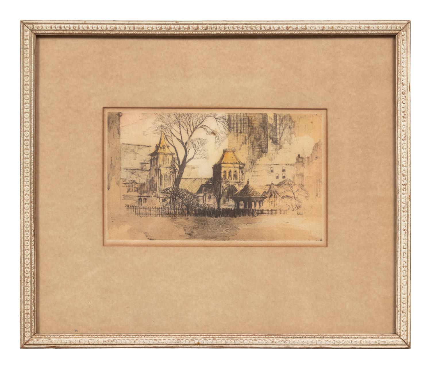 A Collection of Three Small Framed Artworks