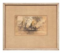 A Collection of Three Small Framed Artworks